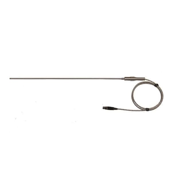 RTD Probe, 100 Ohm, 3-ft SS Braid Cable,